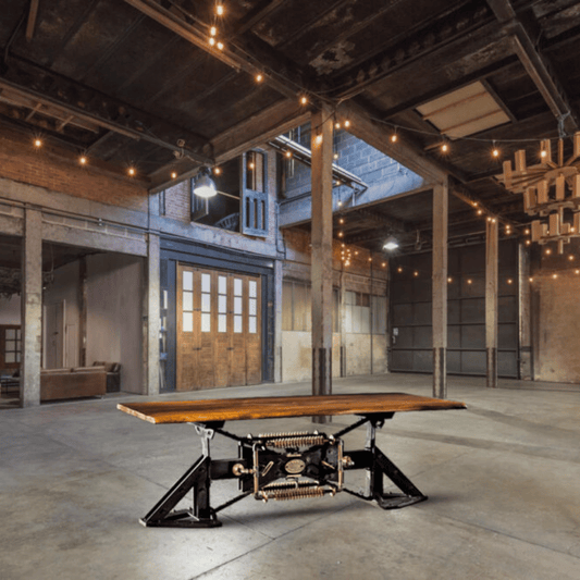 Pablo's Salvaged Metal Dining Table - Design A