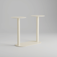 Twin Column Bar Table Base