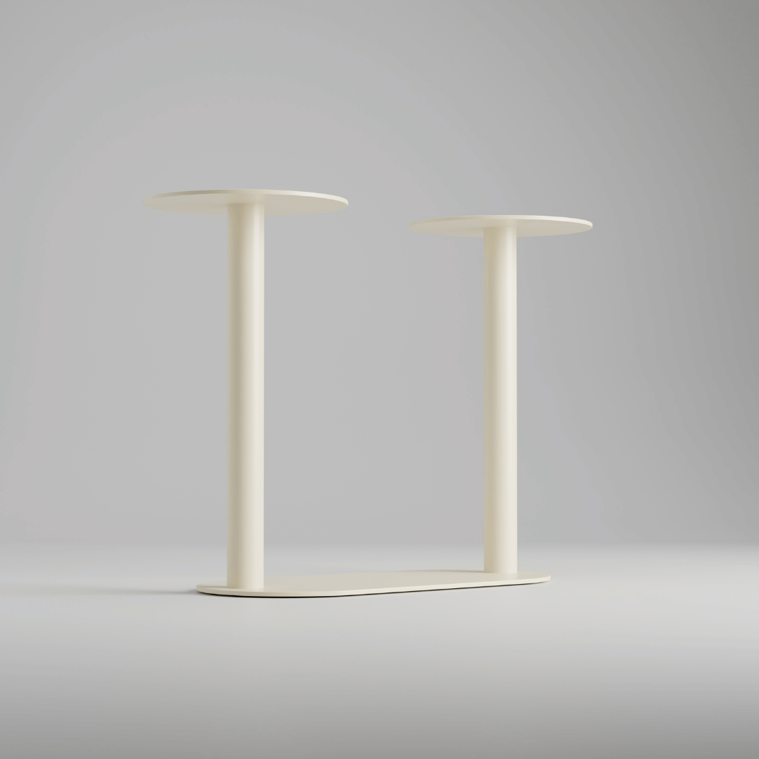 Twin Column Bar Table Base