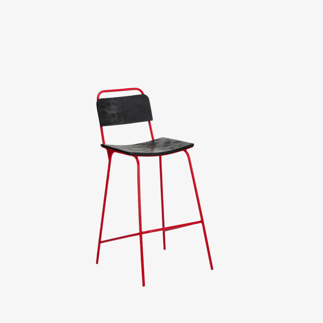 Bilbao Bar Stool with Backrest