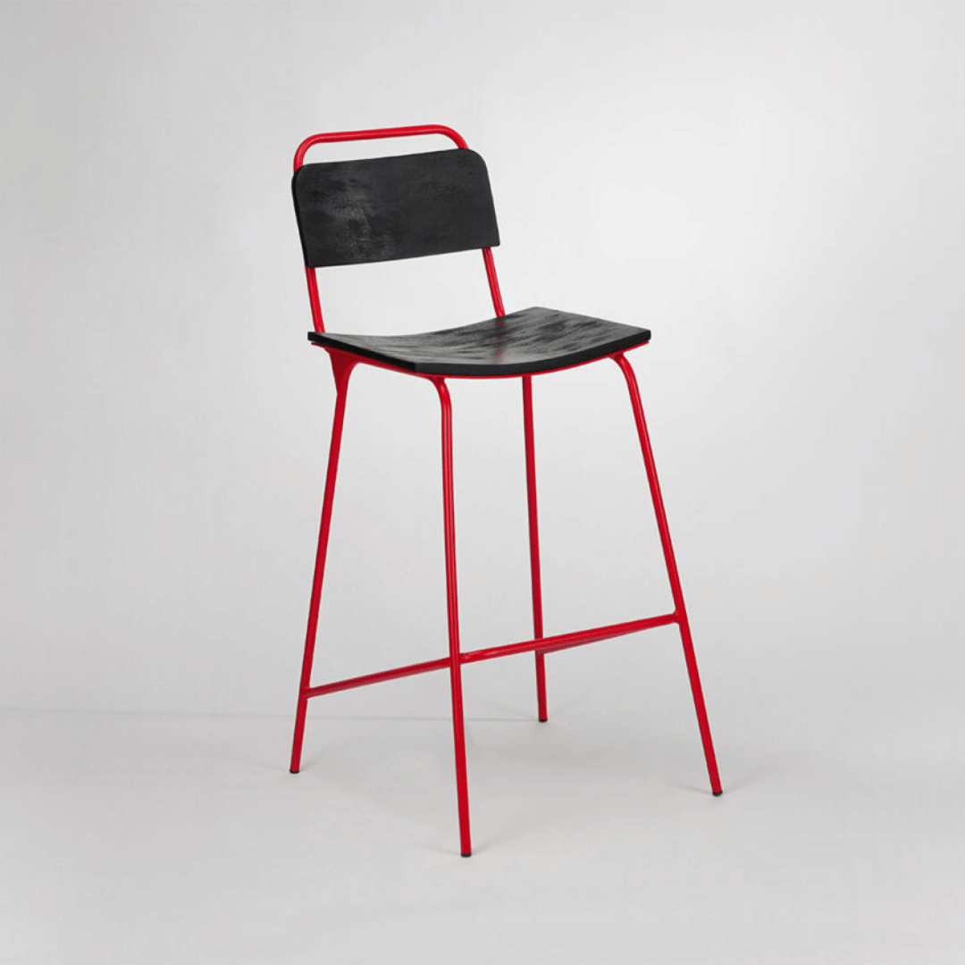 Bilbao Bar Stool with Backrest
