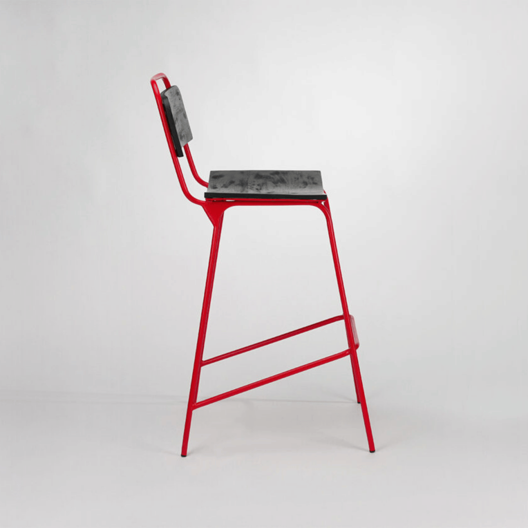 Bilbao Bar Stool with Backrest