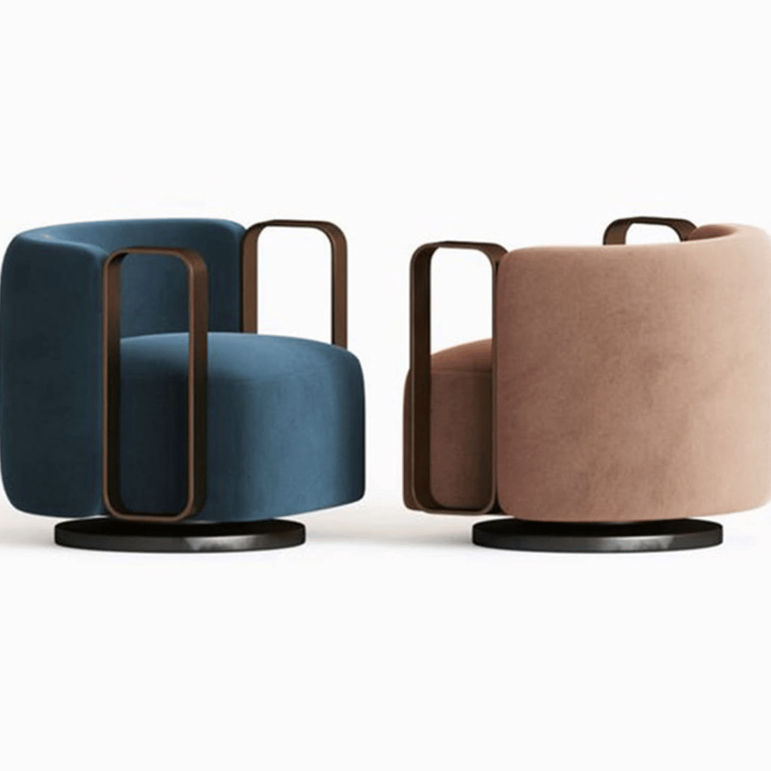 D-Arc Swivel Lounge Chair