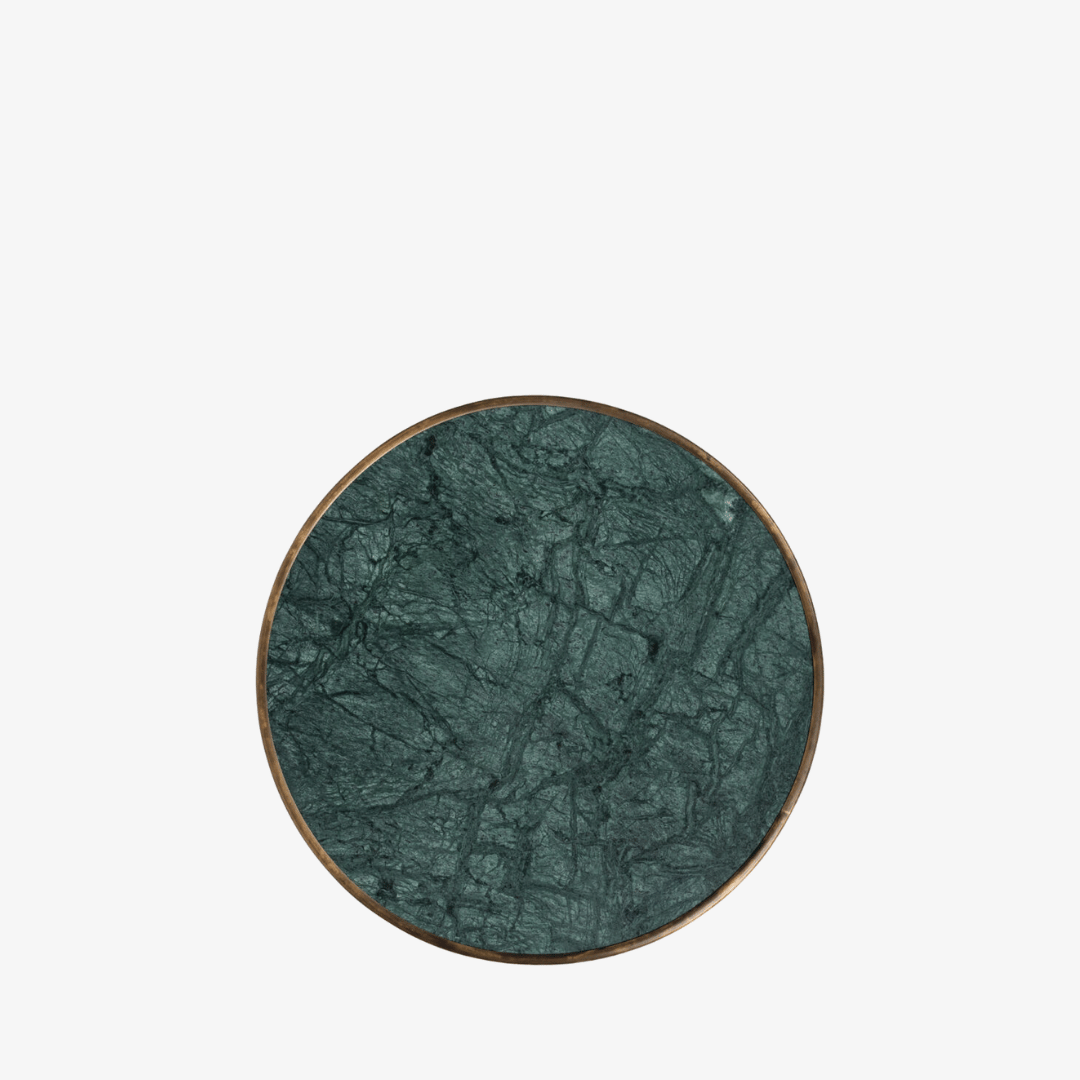 Brass Edge Marble Top