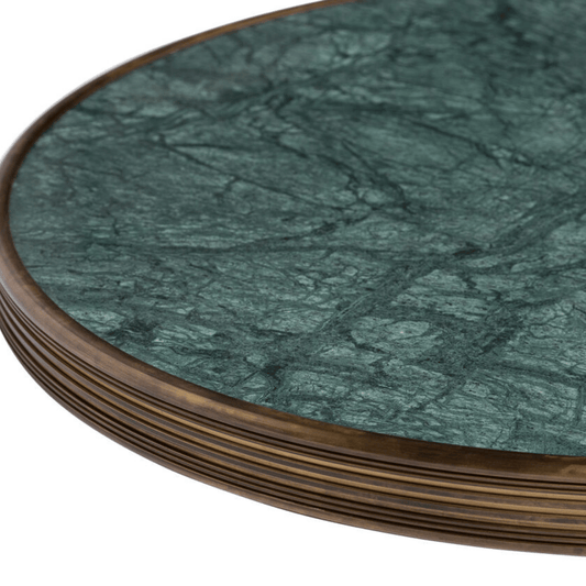Brass Edge Marble Top