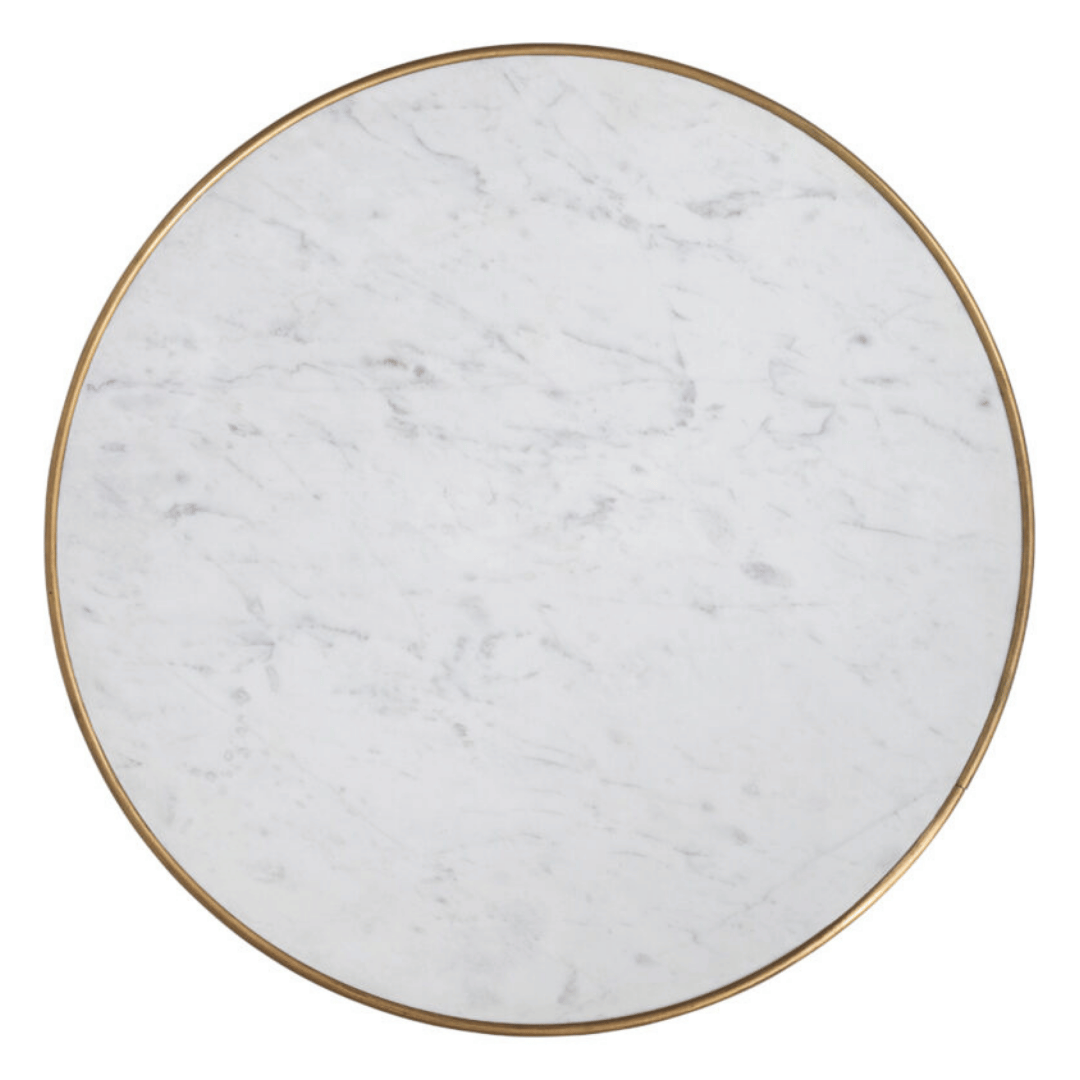 Brass Edge Marble Top