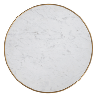 Brass Edge Marble Top