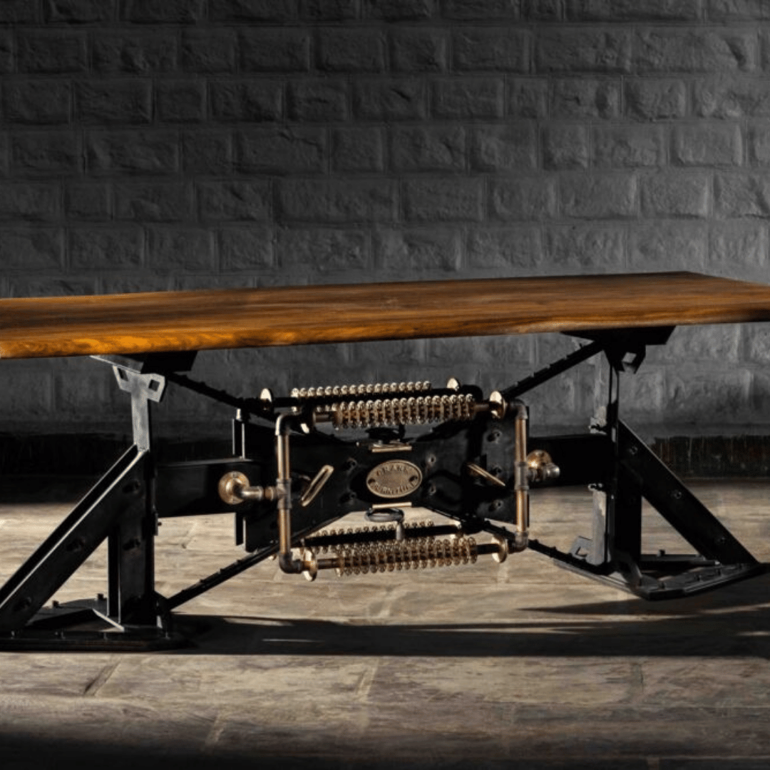 Pablo's Salvaged Metal Dining Table - Design A