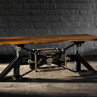 Pablo's Salvaged Metal Dining Table - Design A