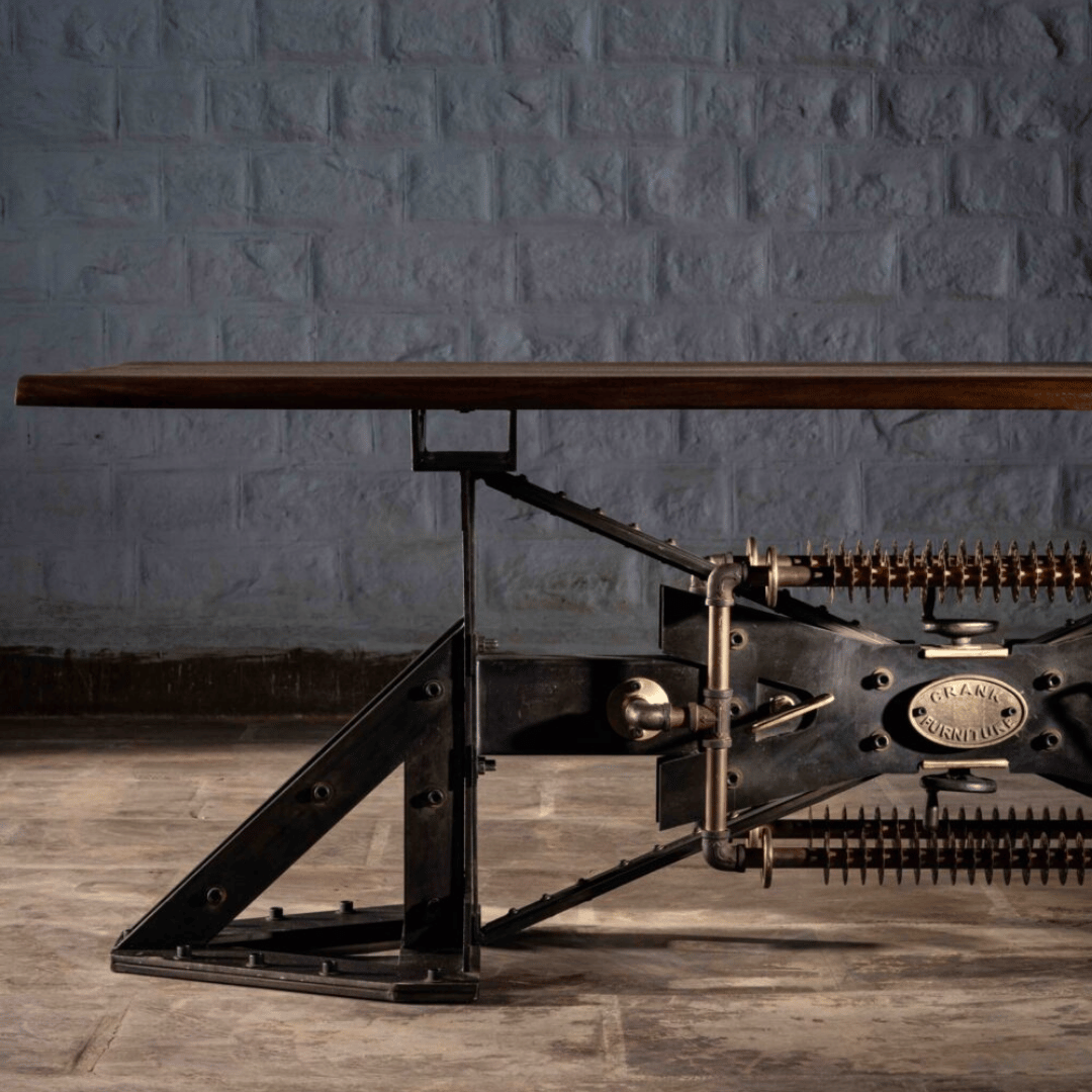 Pablo's Salvaged Metal Dining Table - Design A