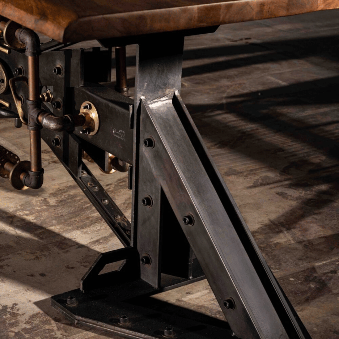 Pablo's Salvaged Metal Dining Table - Design A