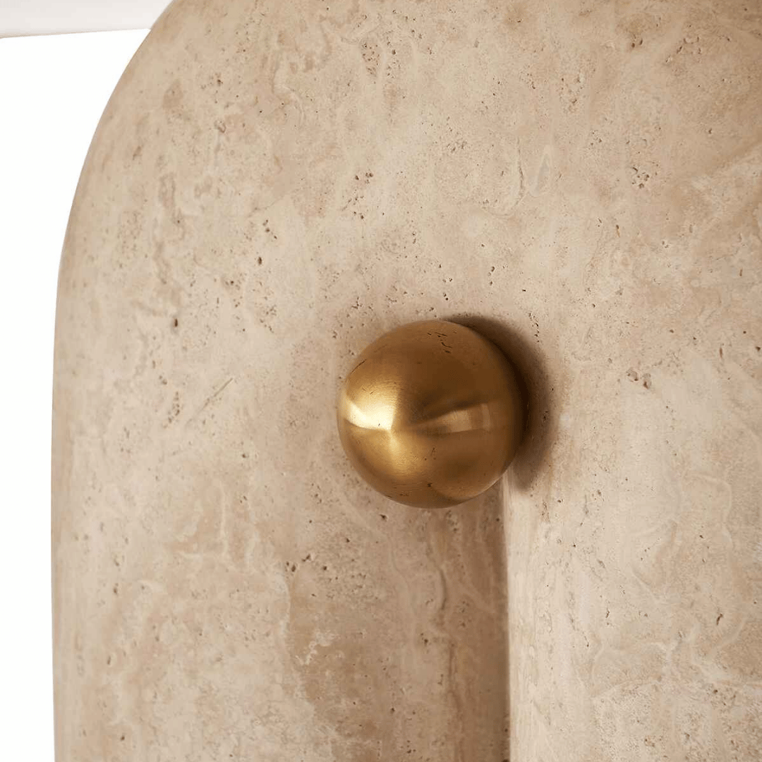 Roma Travertine Dining Table