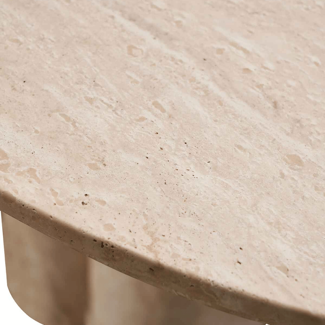 Roma Travertine Dining Table