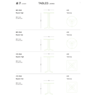 School Canteen Bar Table