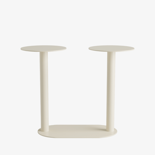 Twin Column Bar Table Base