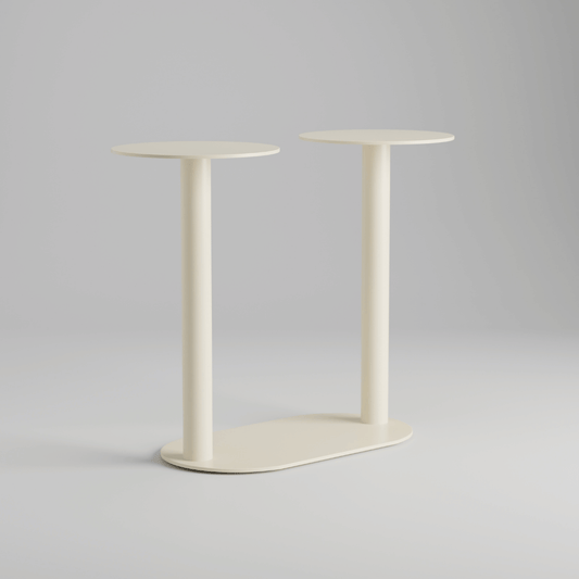 Twin Column Bar Table Base