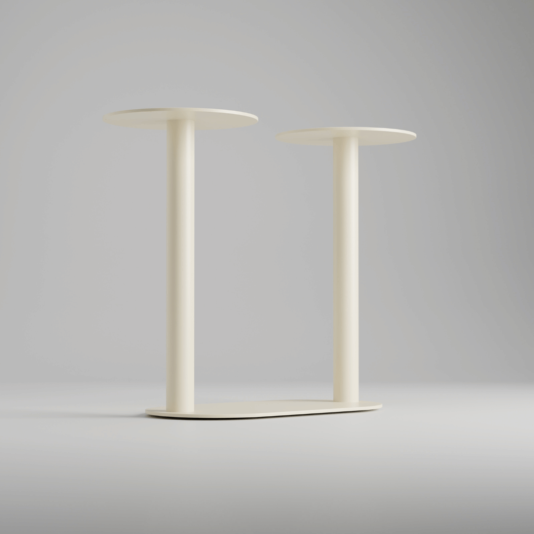 Twin Column Bar Table Base