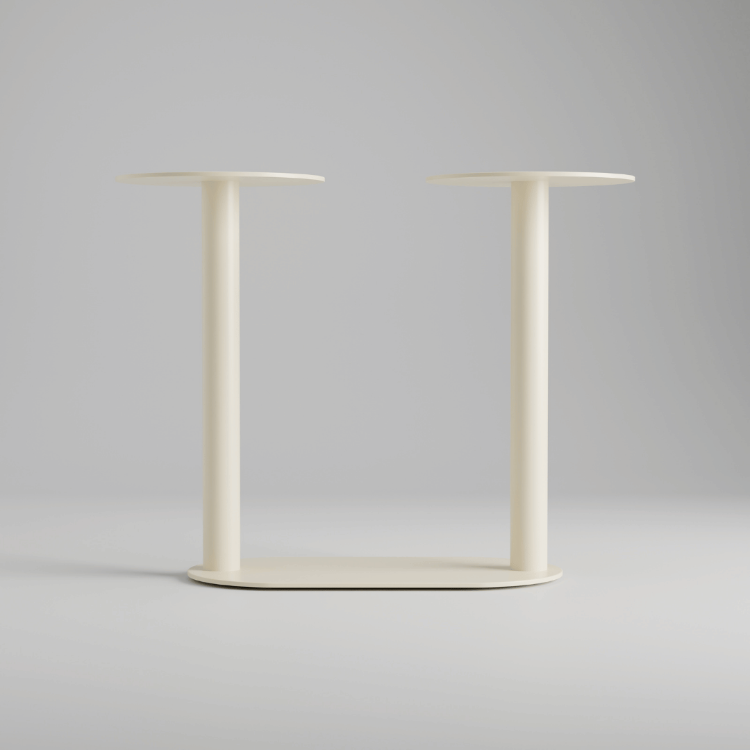 Twin Column Bar Table Base
