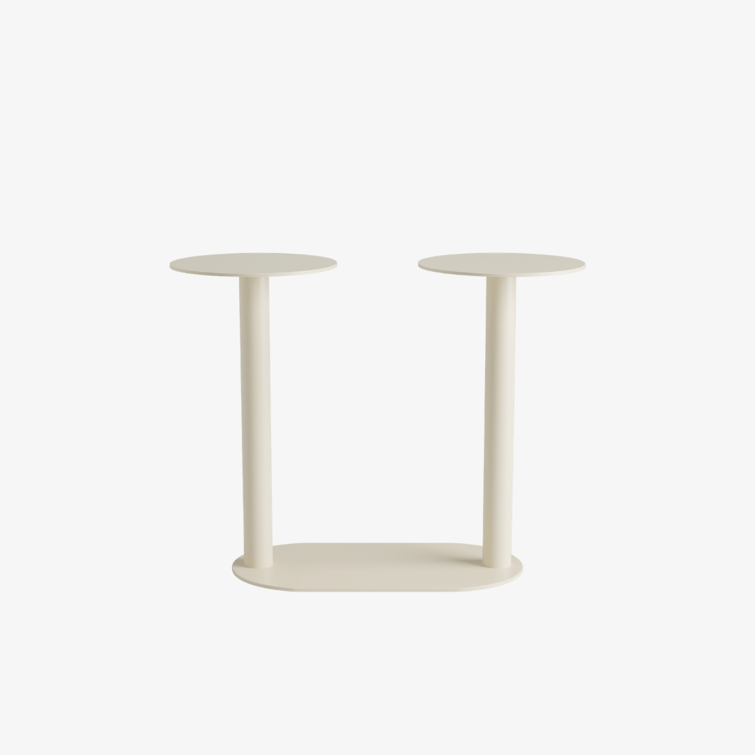 Twin Column Bar Table Base